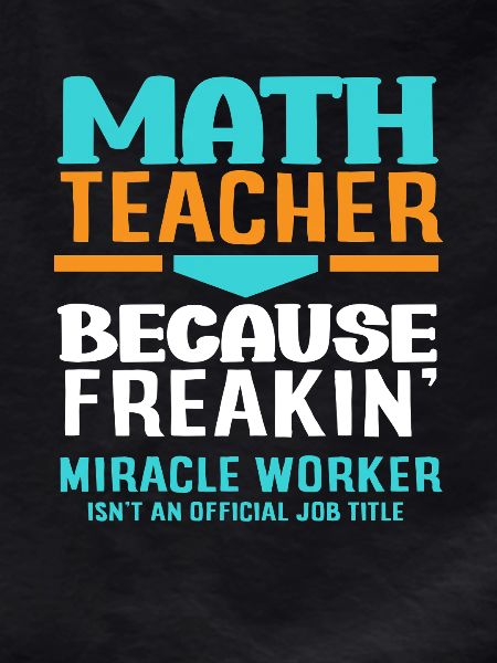 Math Teacher Math Gift