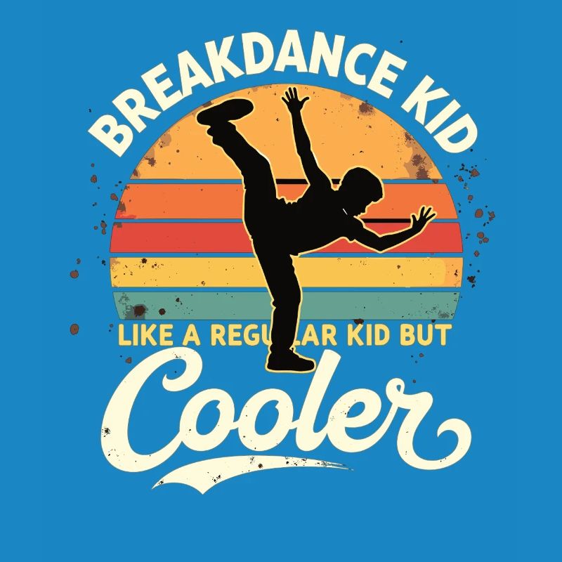 Breakdance Kid Breakdancer Retro Dance B-Boys