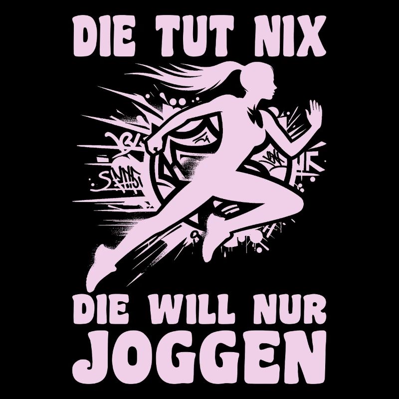 Läuferin, die tut nix die will nur joggen, Jogger