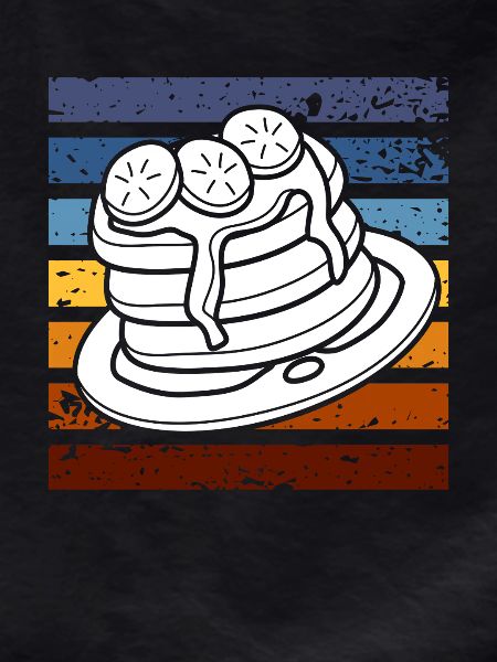 Retro Pancakes Breakfast Indulgence