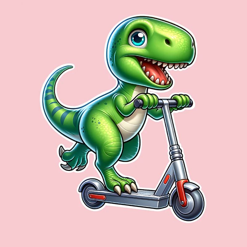E-Scooter E-Roller T Rex Dino Scooter