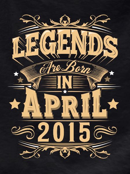 April 2015 Birthday Legend