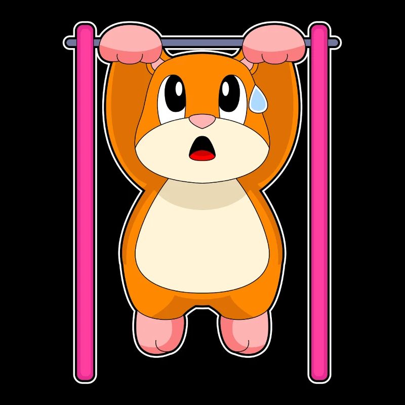 Hamster Bodybuilder Tractions Musculation
