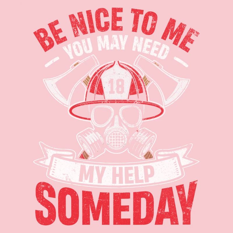 Firefighter Hero Retro Style