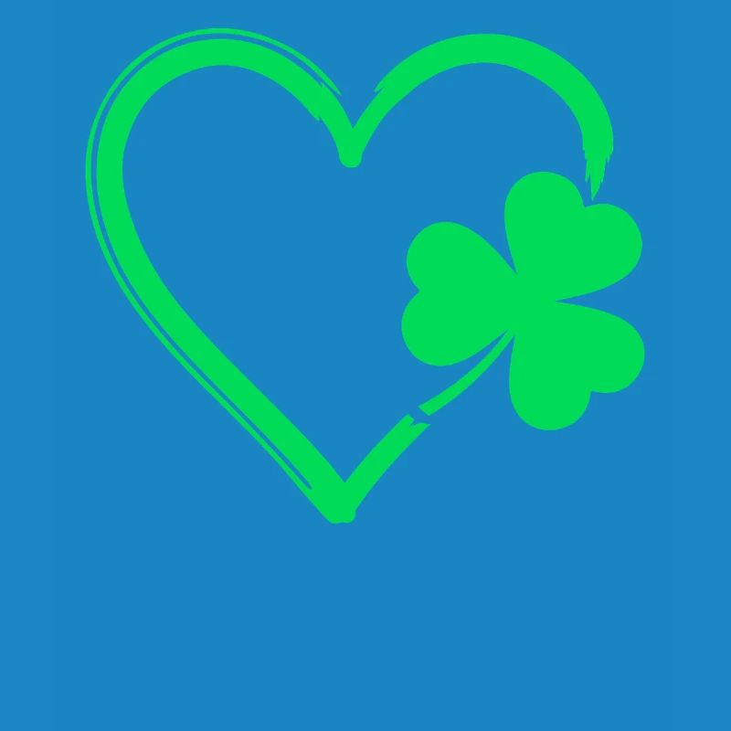 Cœur de trèfle vert