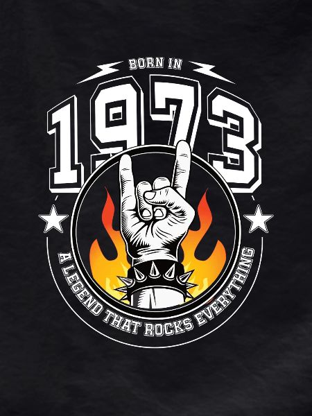 1973 Birthday, rocks everything
