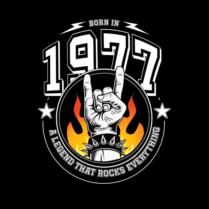 1977 Geburtstag, rockt alles