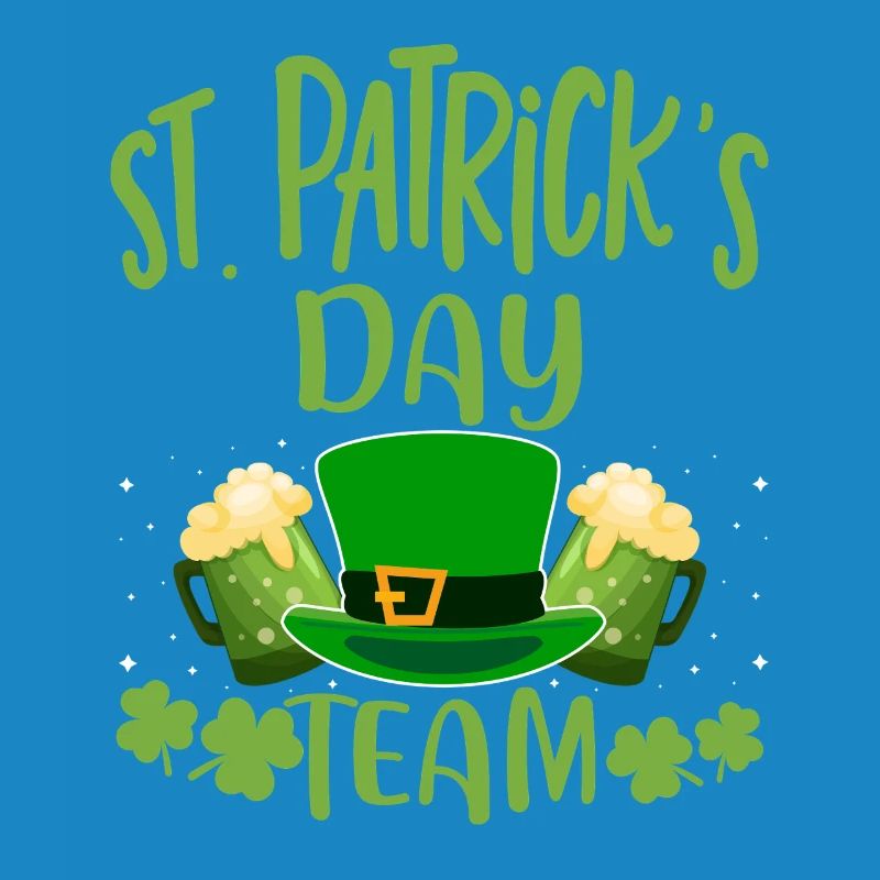 Saint-Patrick Team St Patrick Irlande Trèfle Bière