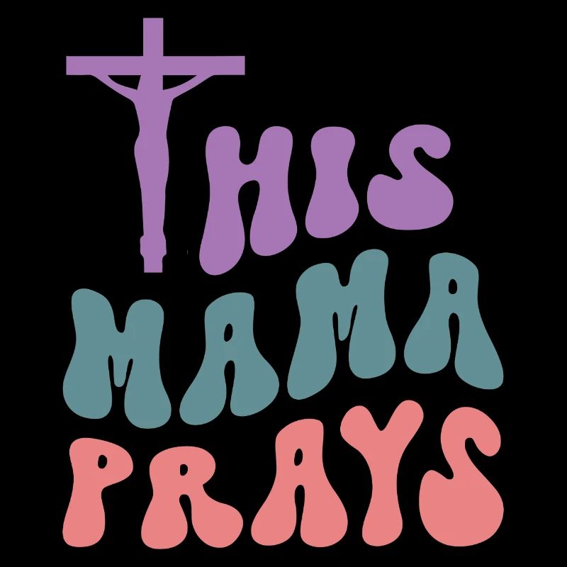 Cette maman prie