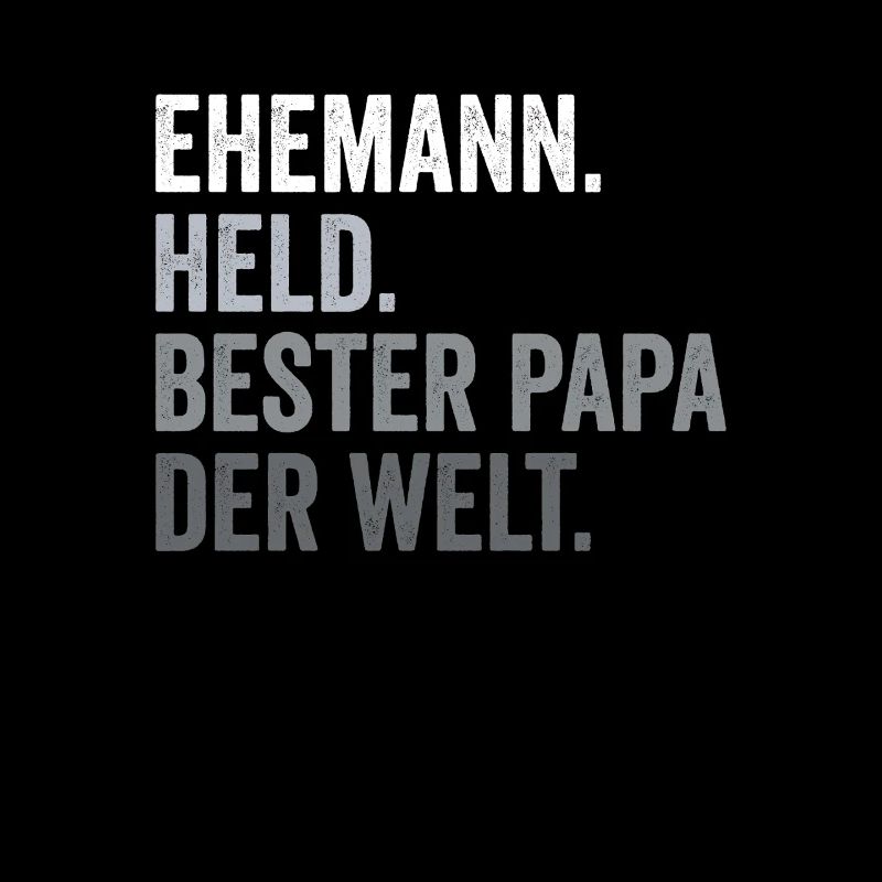 Ehemann Held bester Papa der Welt Vater Vatertag