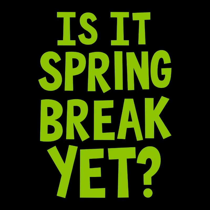 Spring Break Countdown Spruch Zitat
