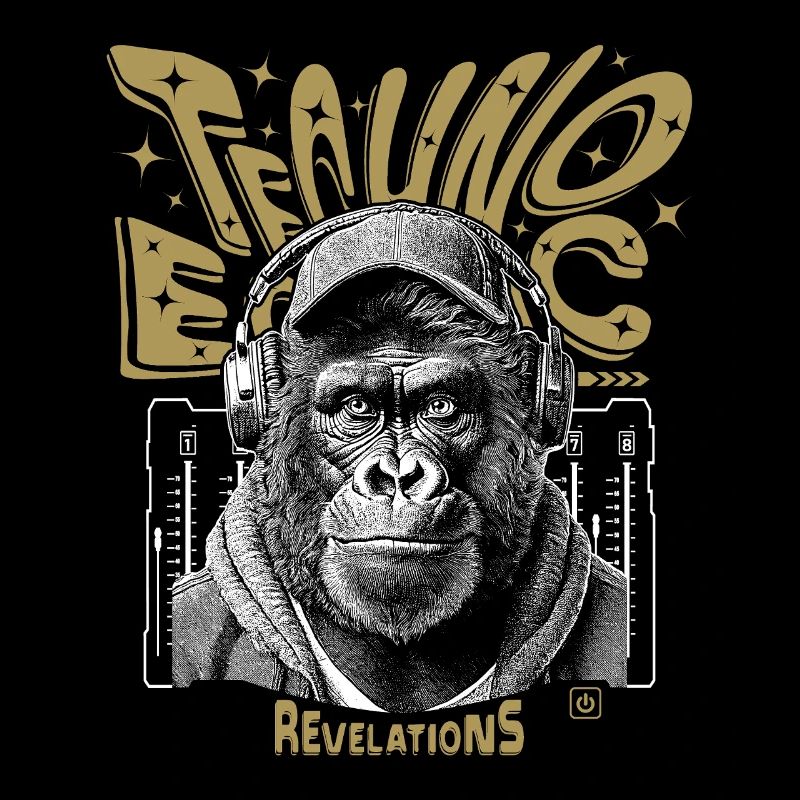 Chemise Techno-Gorilla : des rythmes pour le dancefloor