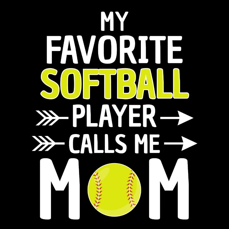 Softball Mom Saying Softball Mom