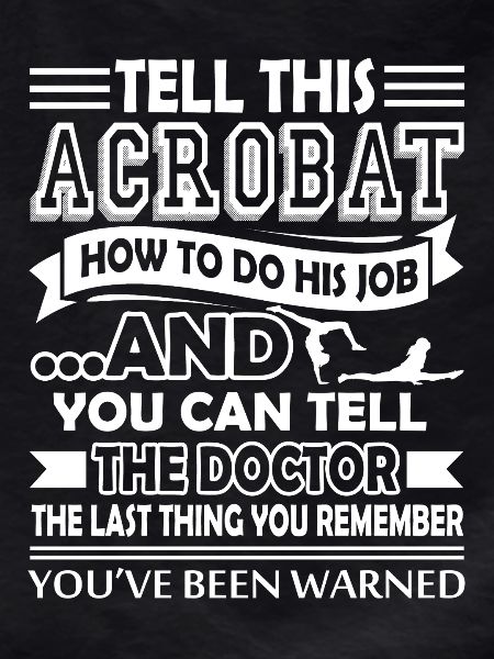 Acrobat Funny Acrobat