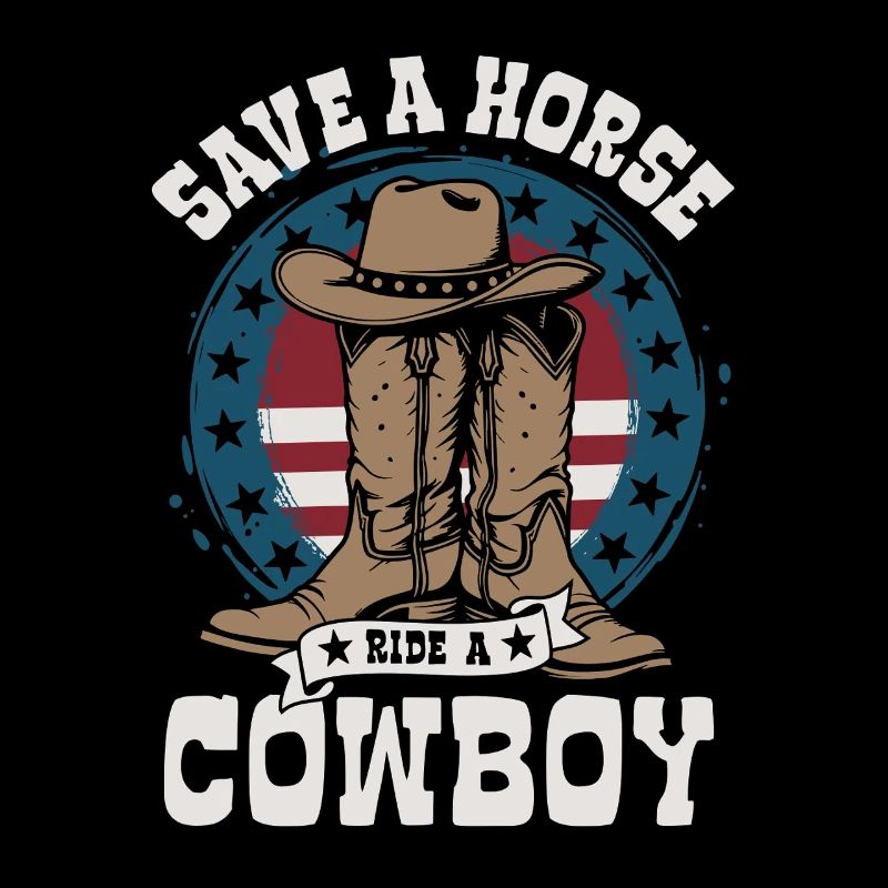 Save A Horse, Ride A Cowboy - Spruch