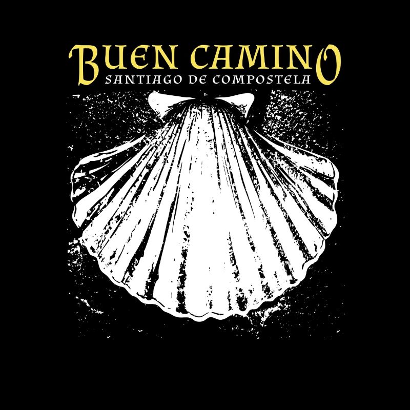 Buen Camino, coquille Saint-Jacques-de-Compostelle