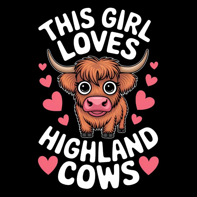 Highland Cow Scottish Highland Cattle Gift