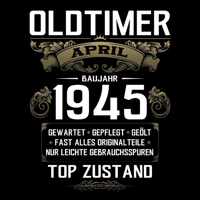 80. Geburtstag Oldtimer April Jahrgang 1945