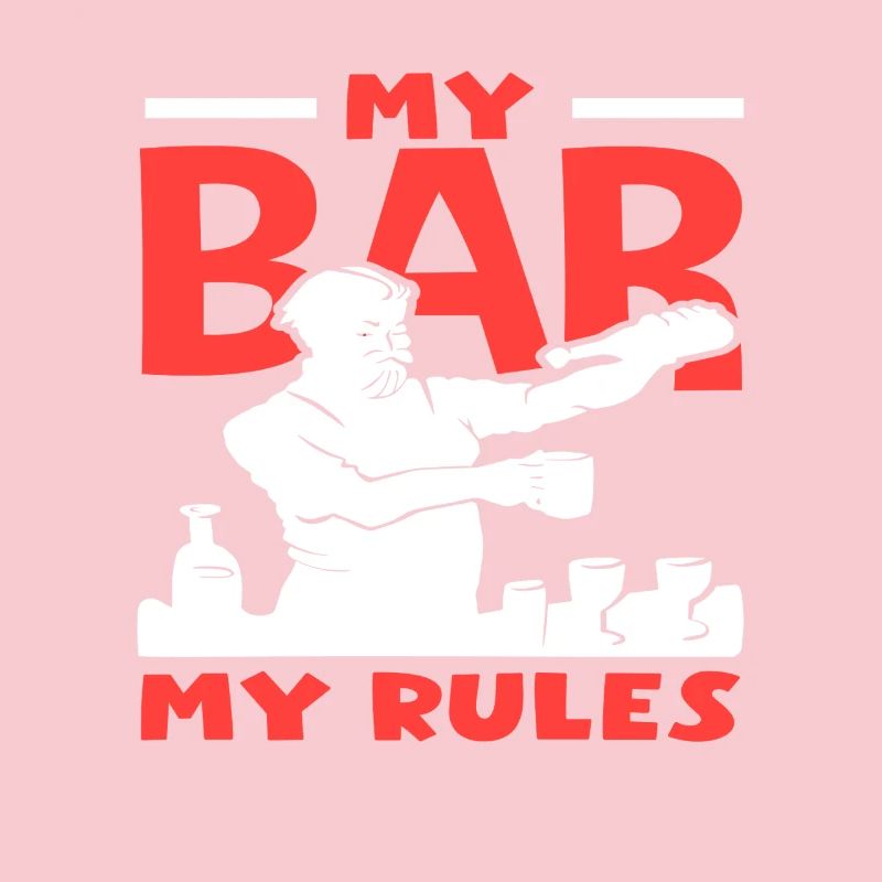 My Bear, My Rules Bartender Art