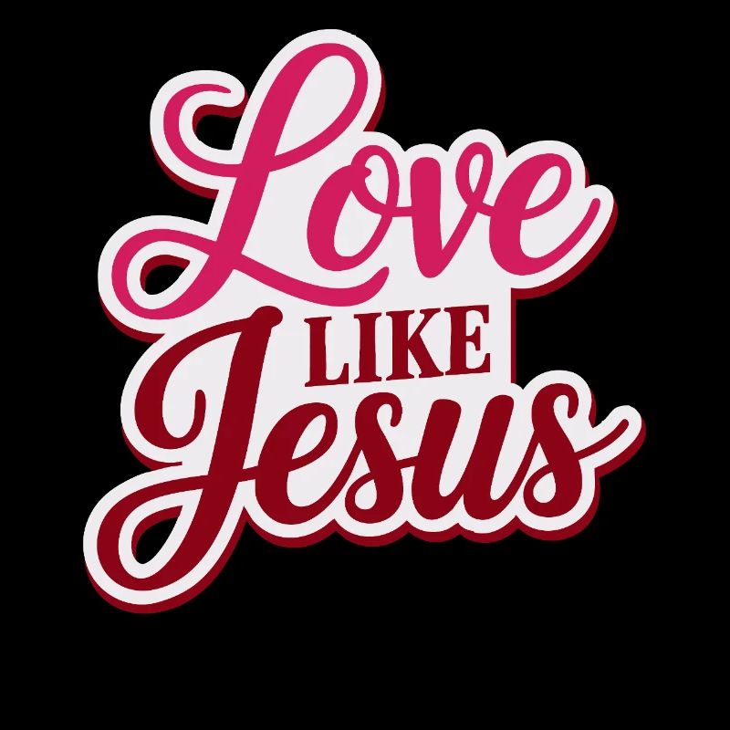 Love like Jesus - christliches Design Glaube Gott