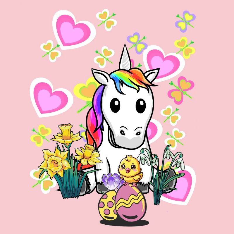 Unicorn Easter Egg Chick Unicorns Kids