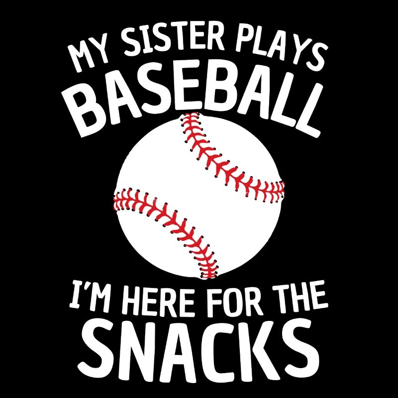 Lustiger Baseball Schwester Spruch