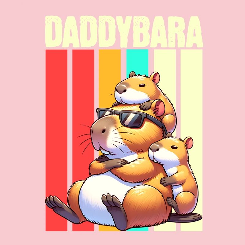 Daddybara Capybara Vater Papa