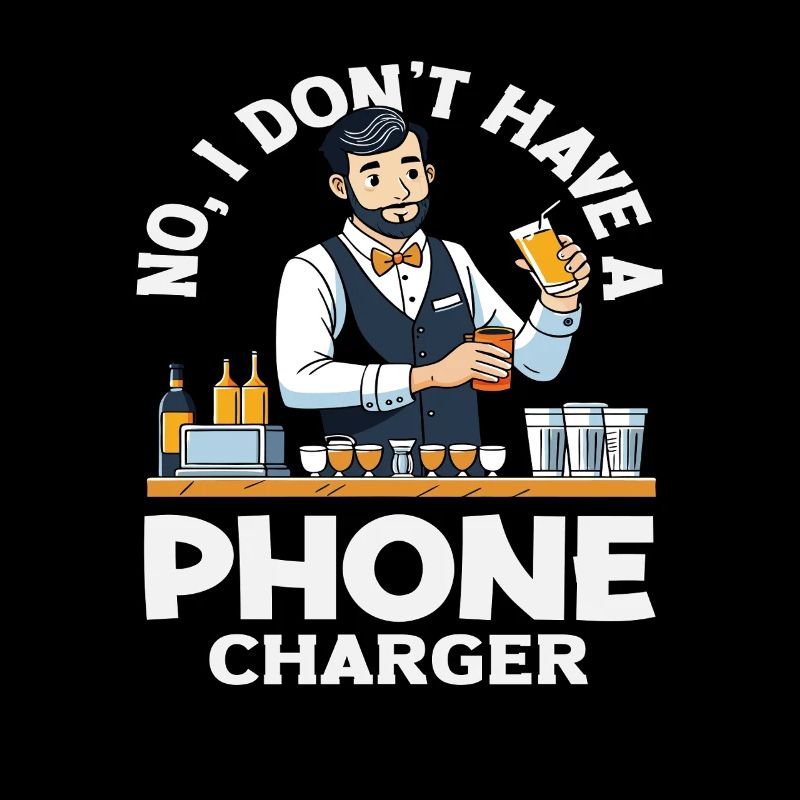 Barman Non, je n’ai pas de chargeur