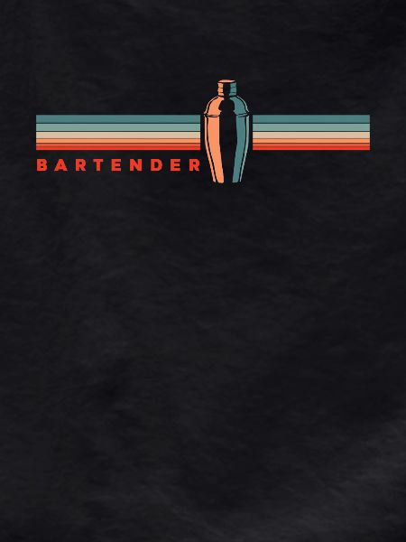 Retro Cocktail Shaker Bartender