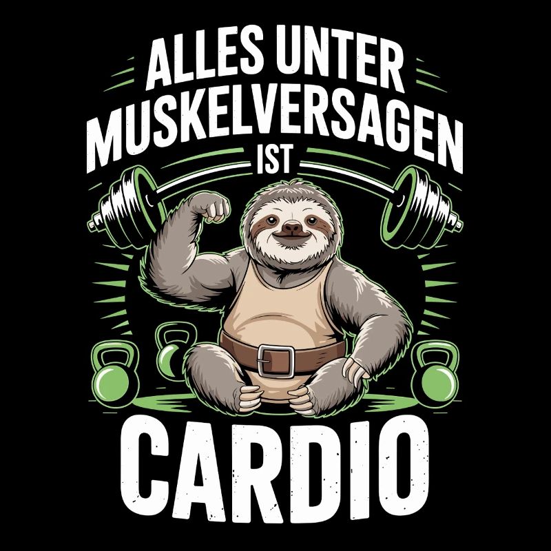 Funny Gym Sloth Design
