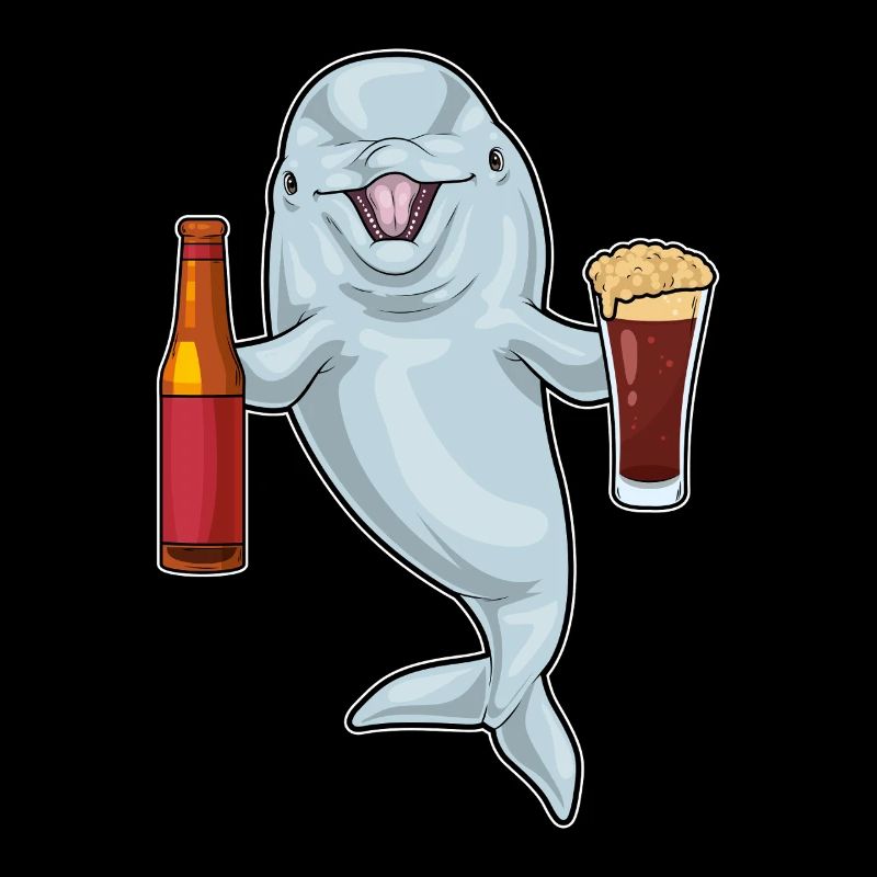 Bouteille de bière Dolphin