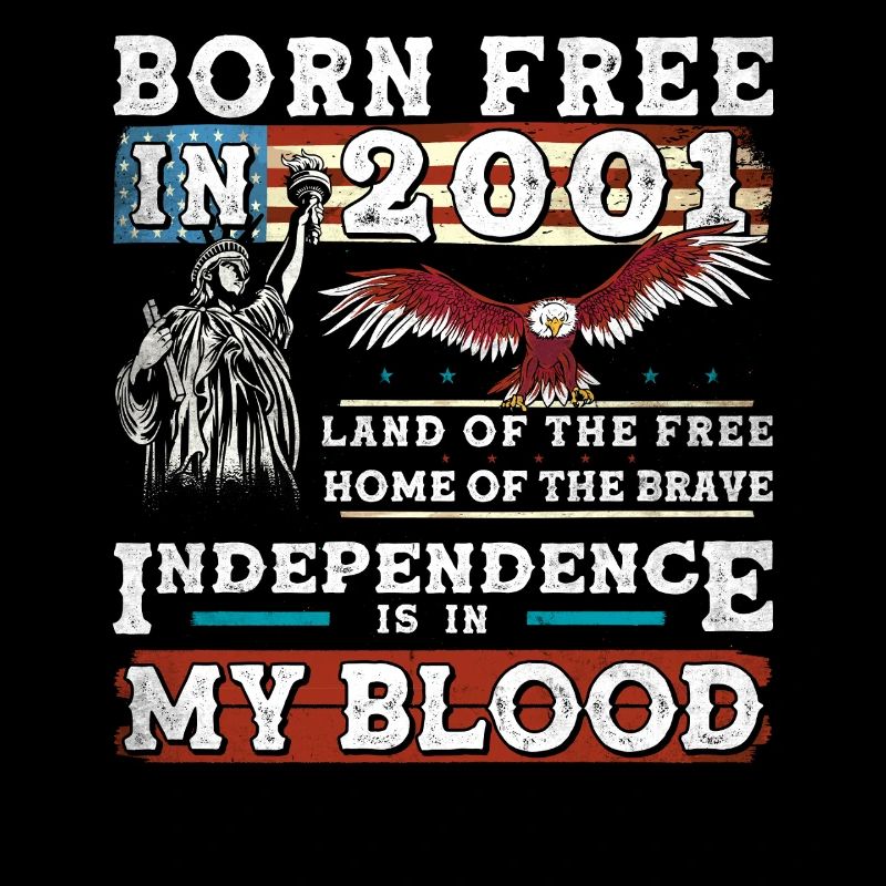 Né libre en 2001 - 24 ans de liberté et de force