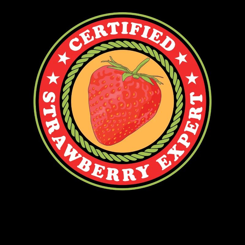 Erdbeeren Experte Strawberry Erdbeere Geschenk