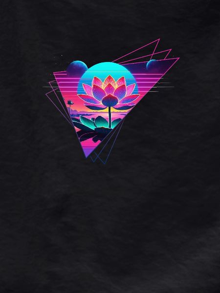 Retro Wave Lotus Triangle