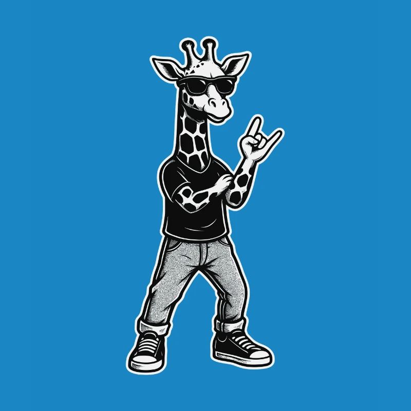 Coole Giraffe Style