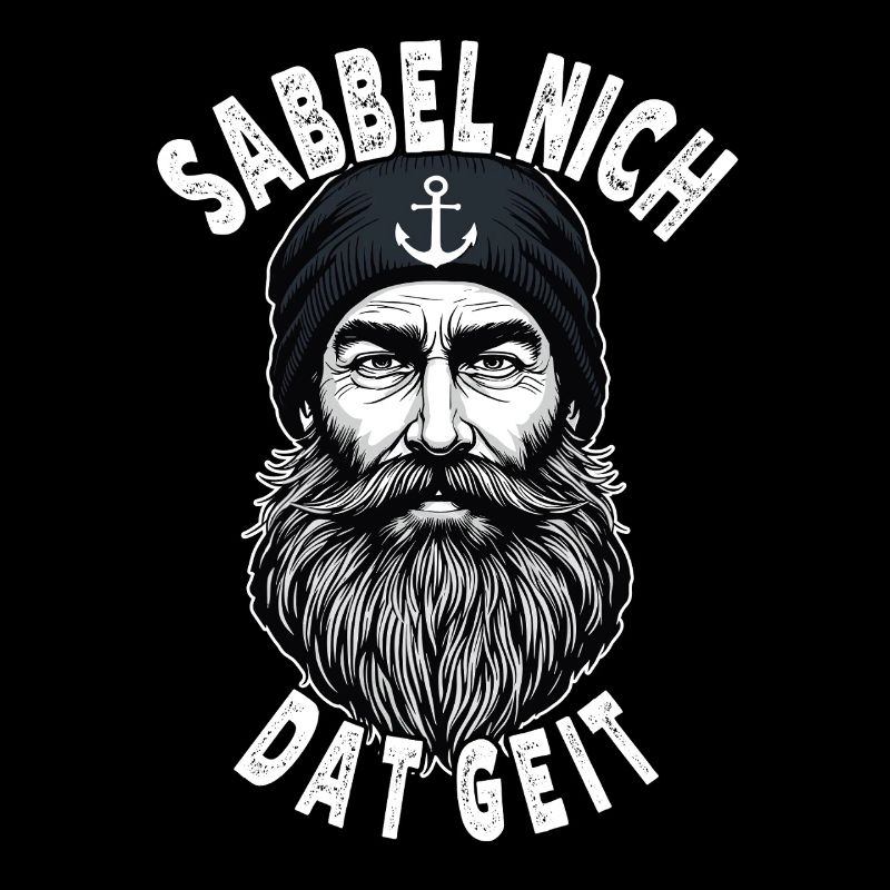 Ostfriesische Nordsee Seemann Sabbel Nich Dat Geit