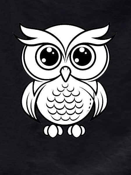 Cute Owl Outline