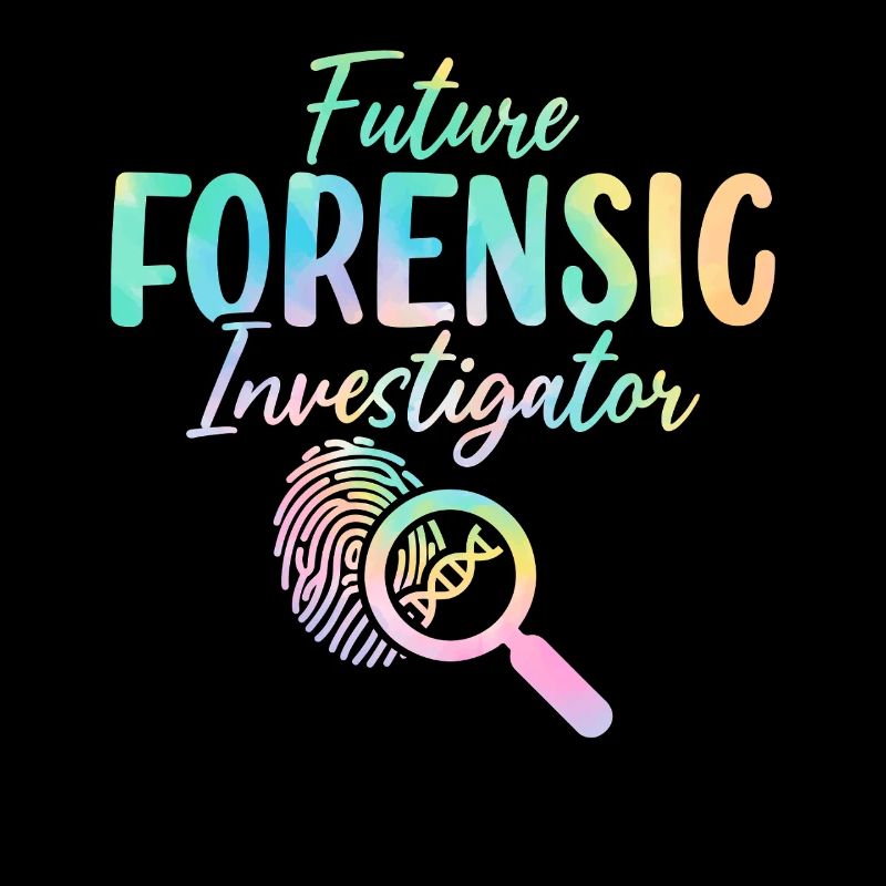 Forensic Investigator Tie Dye Funny Forensics