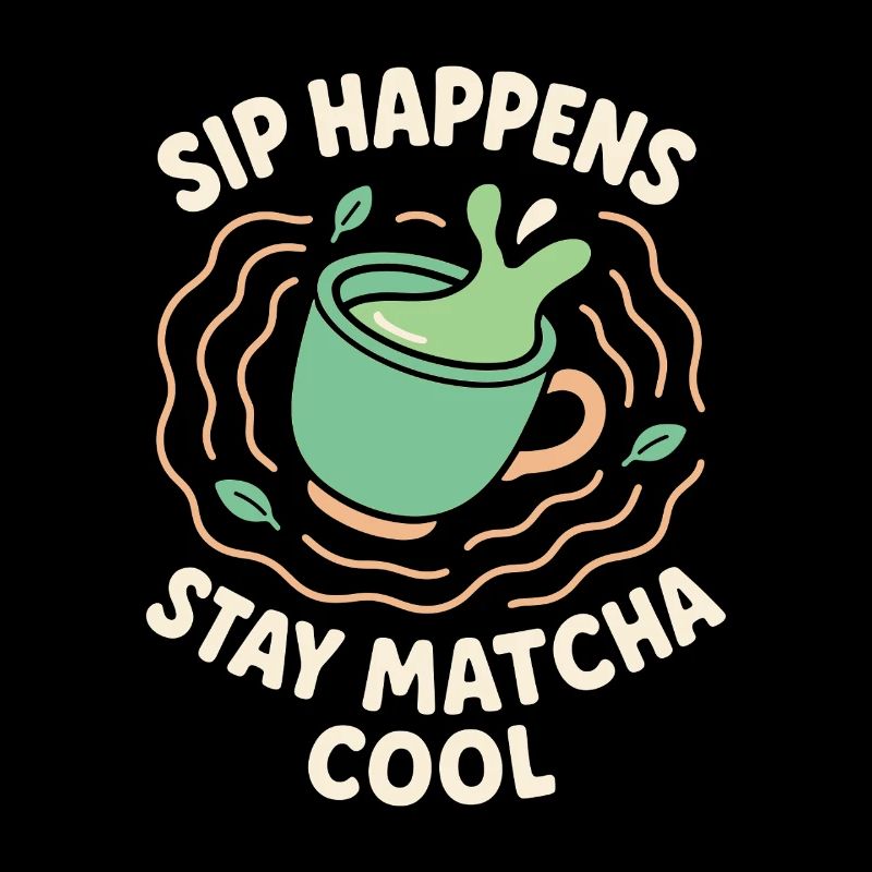 Matcha Aesthetic Latte Soft Girl Tea Over Coffee