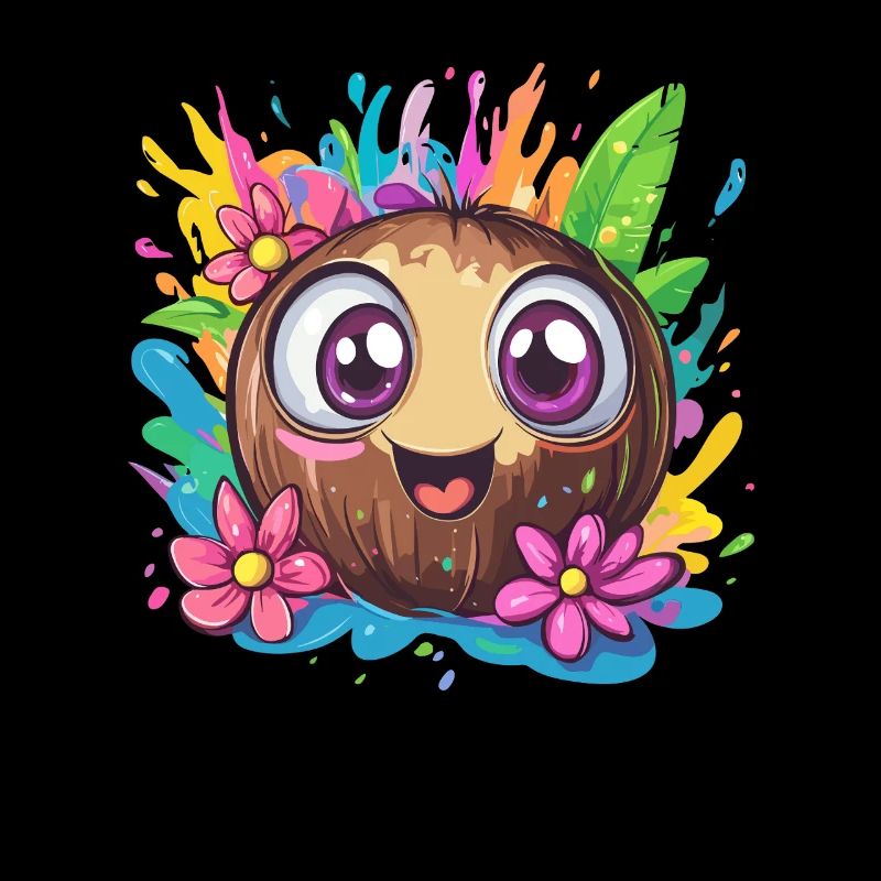 Noix de heureuse colorée