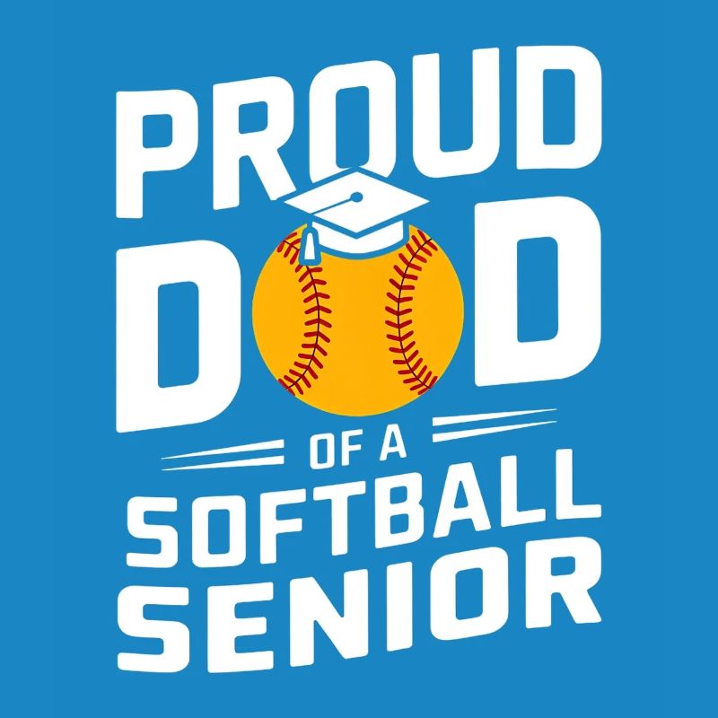 Fier diplômé de l’école secondaire Softball Dad