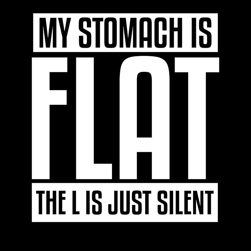 Mon ventre est plat Le L est juste silencieux