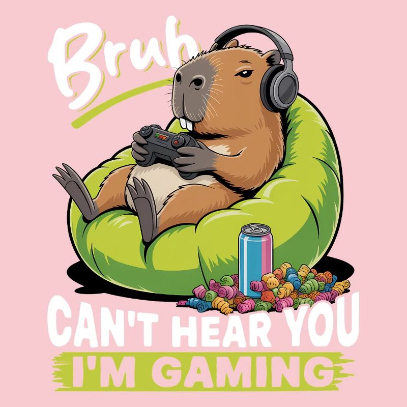 Capybara Gamer Gaming