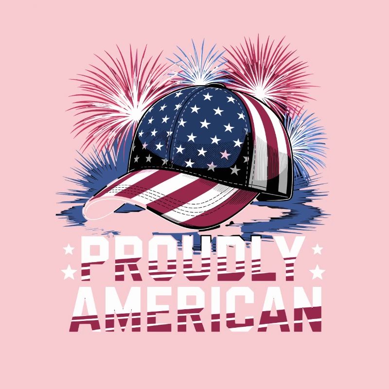 Proudly American Cap Mit Feuerwerk