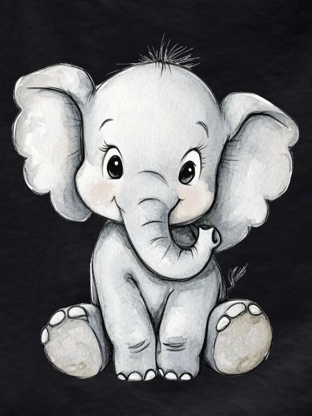 little cute elephant