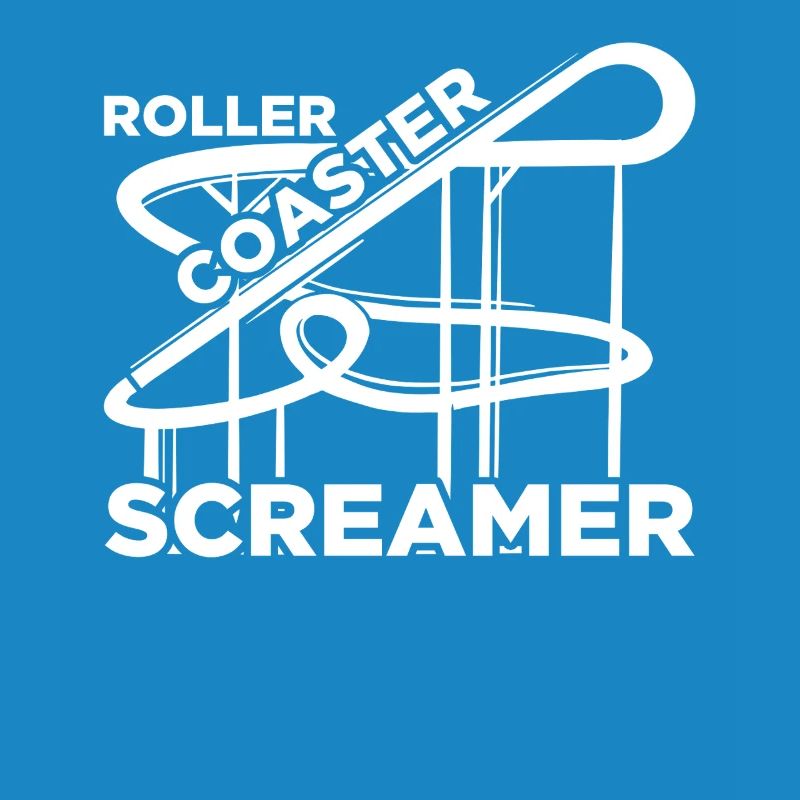 Freizeitpark Roller Coaster Screamer Achterbahn