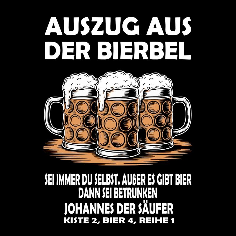 Lustiges Bier Design