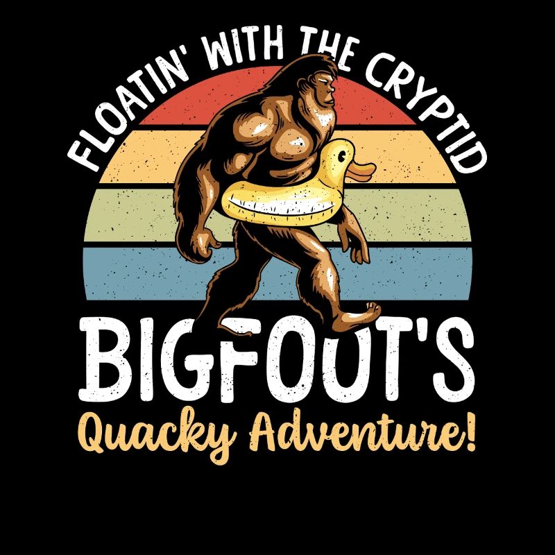 Nager avec un canard en caoutchouc Bigfoot