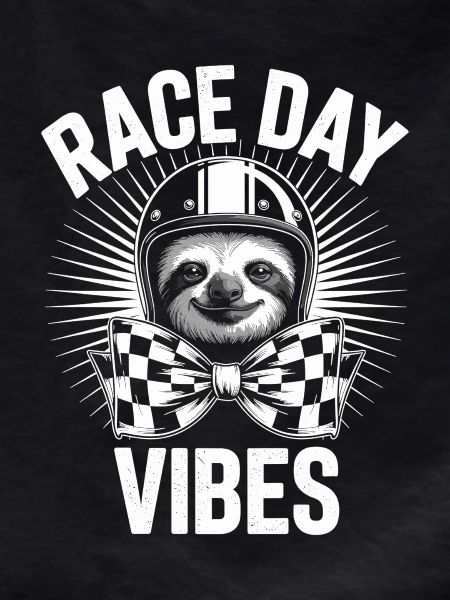 Race day vibes sloth