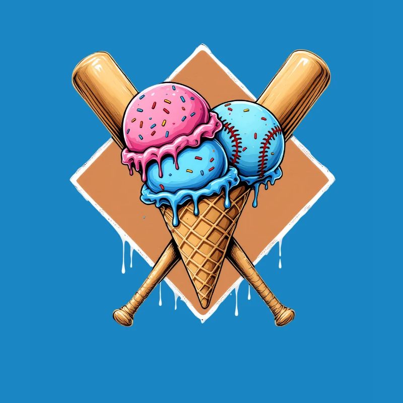Baseball Eis Baseballschläger